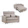 Nangle 53" Wide Modern Upholstery Reclining Sleeper Sofa With Adjustable Backrest