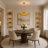 Eclectic 5 Light Gold Leaf Chandelier-873864644-873864645