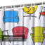 Rideau de douche imperméable moderne avec 12 crochets-1752872307
