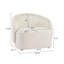 Chaise d'appoint incurvée verte de 34 po-1695652339