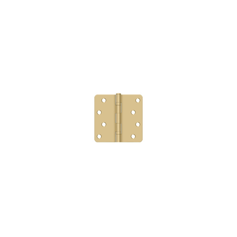 Steel Hinge, Brushed Brass