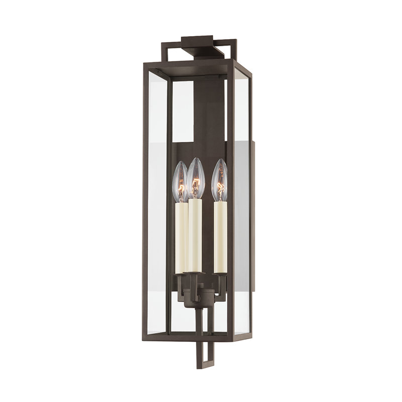 Beckham Wall Light, Textured Bronze
