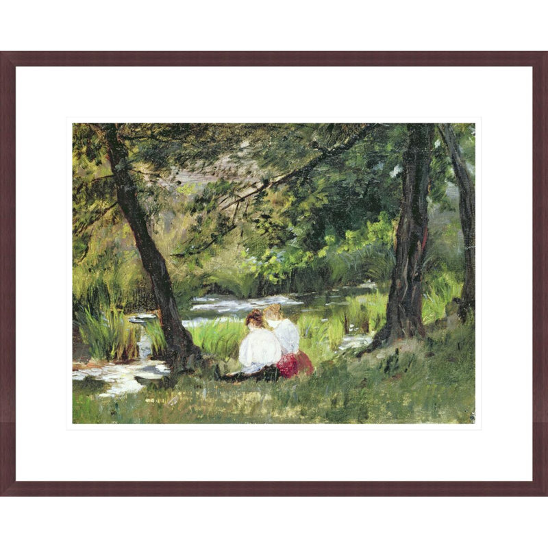 Deux femmes assises par Mary Cassatt, H 17,7 po x l 21,75 po