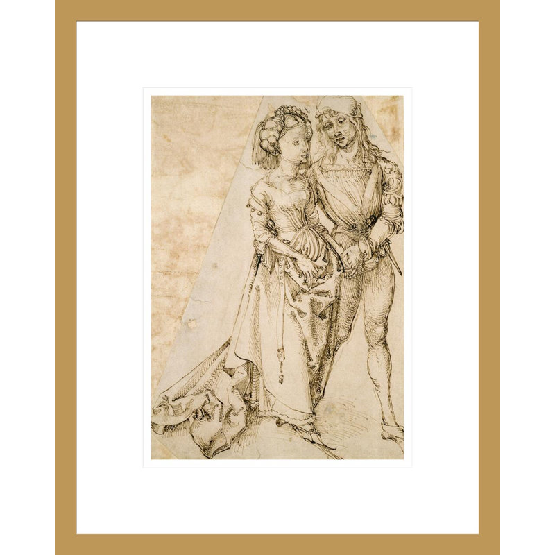 Lovers (plume et encre sur papier), H 16,75 po x l 13,4 po