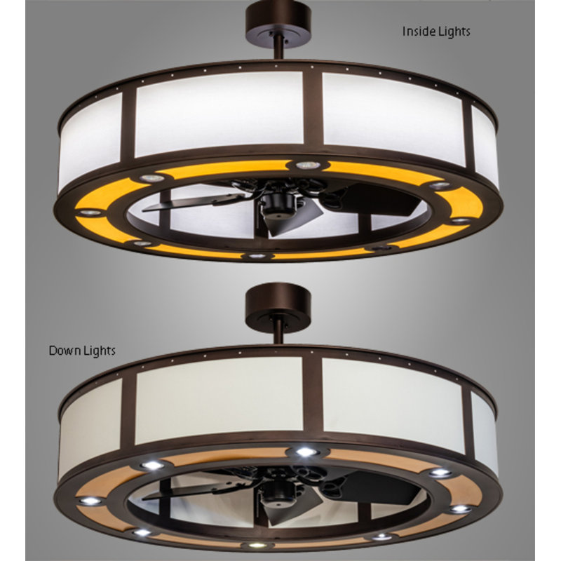 Smythe Craftsman LED Downrod Ceiling Fan