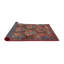 Tapis rouge traditionnel / noir / mauve-2071616375