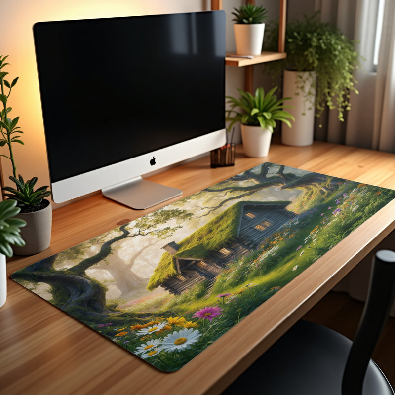Polyester Desk Pad, 31.5x15.5
