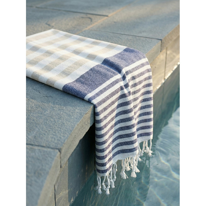 Serviette de bain voilier en coton