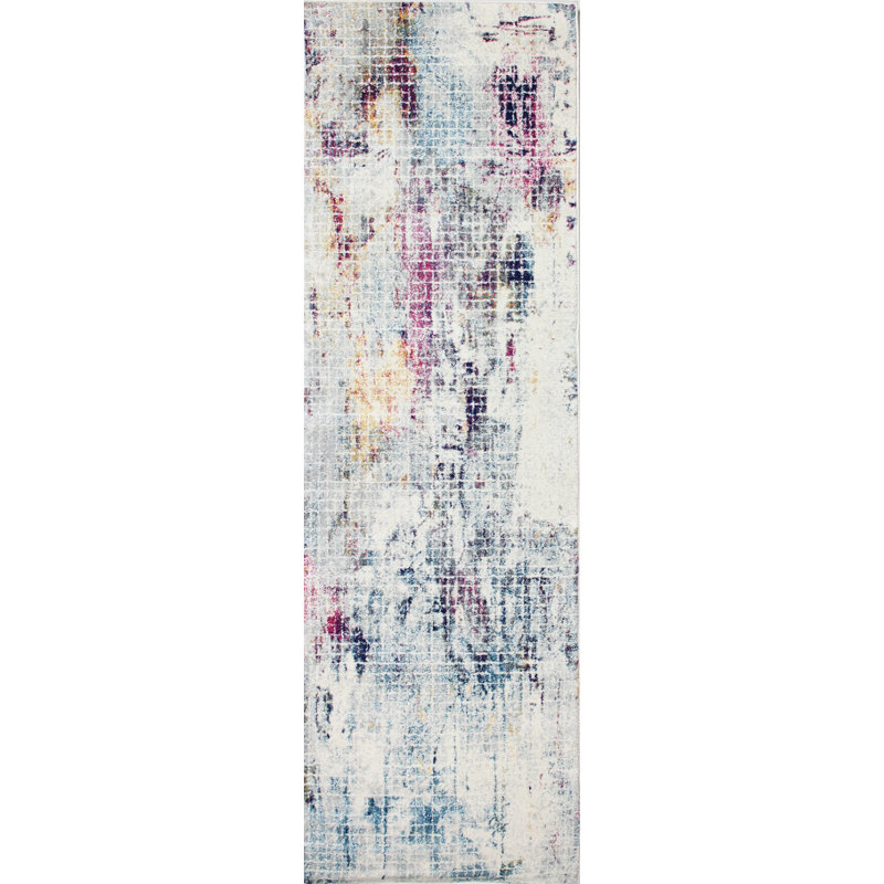 Coughlin Abstract Indoor Rug, Runner 2'6" x 8'