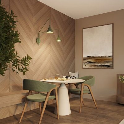 Steel Flush Mounted Sconce
