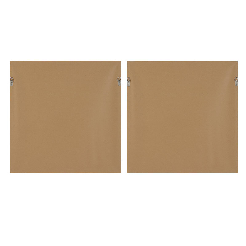 Vivid Vista 28" Green Landscape Prints with Pine Frame - Set of 2