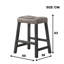 Ensemble de 2 tabourets de comptoir rustiques, tabourets de bar de ferme en bois sans dossier de 25 pouces, siège à hauteur de comptoir compact-1067014942-1067014943