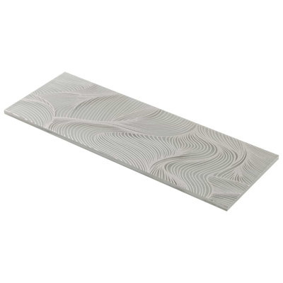 Sonya Waves 6x16 Frosted Glass Tile