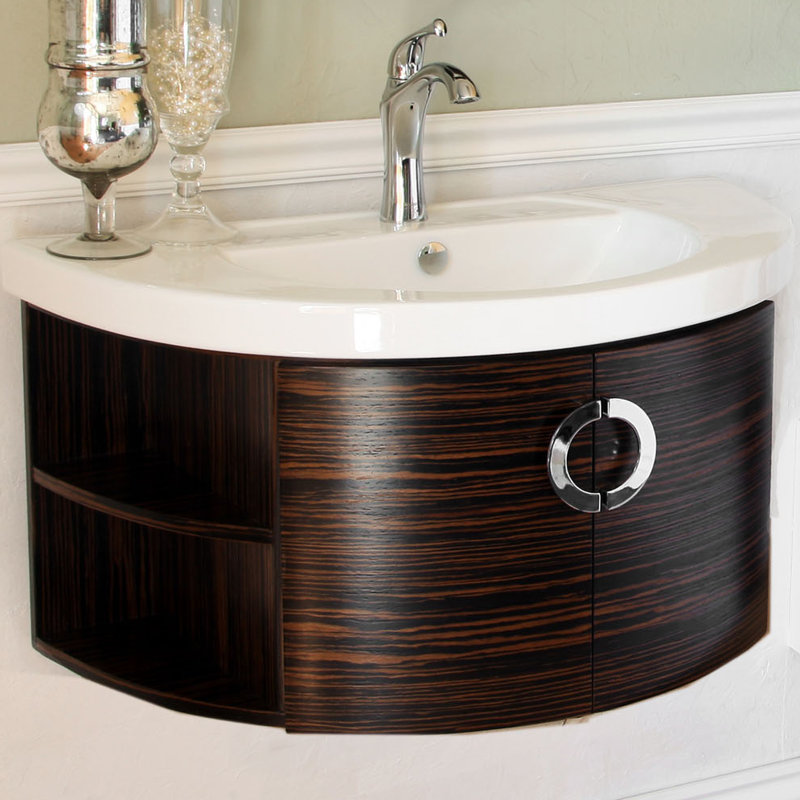 Ensemble de meuble-lavabo de salle de bain simple 34 po Loftus