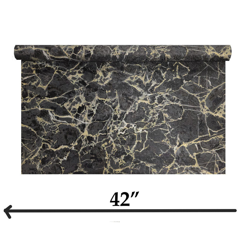 Papier peint imitation béton gris anthracite Erko