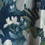 Azur et auvent vert motif tropical V - Rideau floral - Rideau occultant - 1 panneaux-107545718