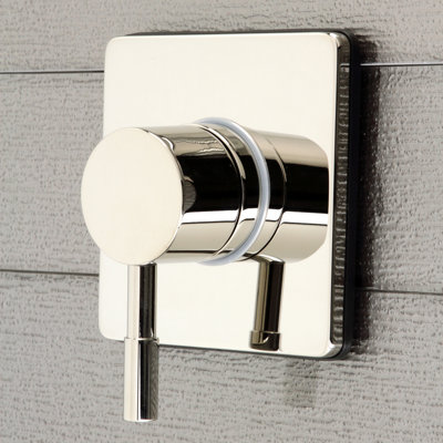 Kingston Brass Concord Single-Handle Wall Mount Three-Way Diverter Valve with Trim Kit