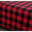 Ensemble de draps 4 pièces rouge / noir-119789175