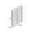 Cataleya Multimedia 2 Column 38.75" Wide Display Cabinet Media, Media Storage Shelves, Double Width Wall Storage, Black-2121487546
