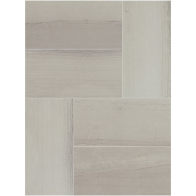 Shining Star 18' W x 36'' L Porcelain Stone Look Singular Tile