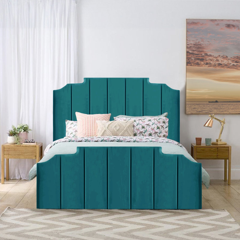 Antara Upholstered Bed, Double (4'6), Mallard
