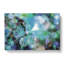 Butterfly Upon A Flower In Blue In Abstract - Wrapped Canvas Painting-55313125
