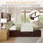 Adainville 50"H Modern Queen Size Solid Wood Bed with 2 Storage Drawers, Espresso-887246137-887246135