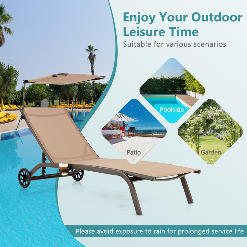 Saneha Outdoor Chaise Lounge Set