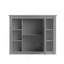 Armoire de salle de bain murale polyvalente avec plusieurs tablettes et un design élégant-581465304