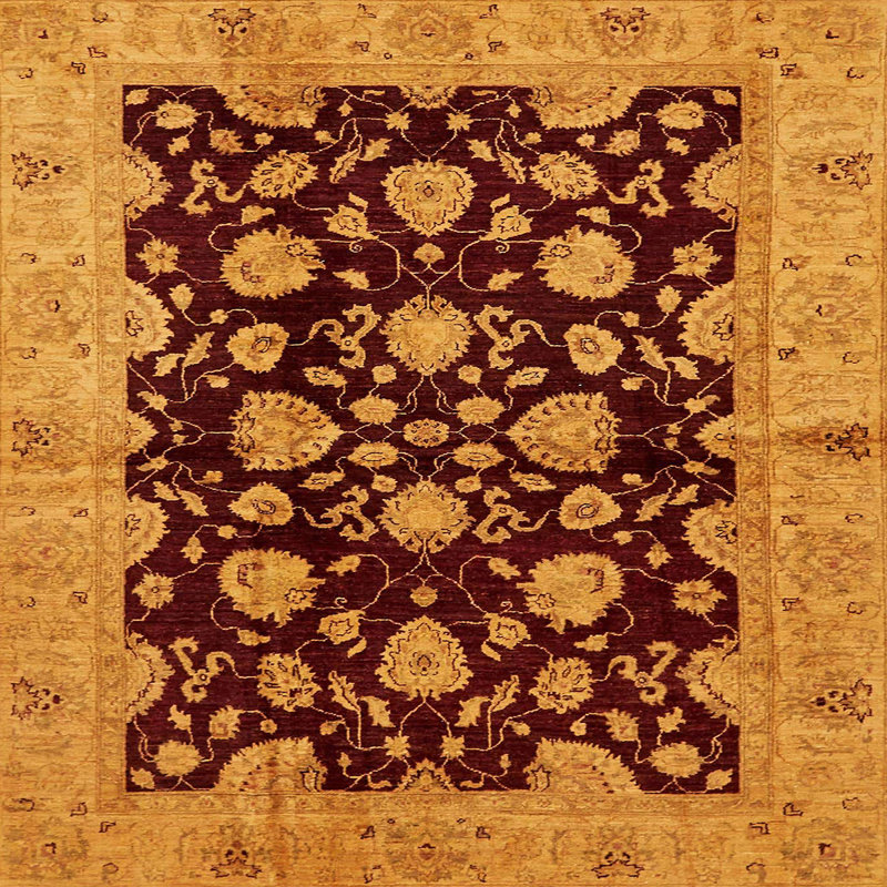 Abstract Indoor Rug, Square 8'