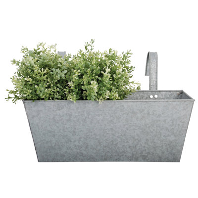 Suez Metal Railing Planter