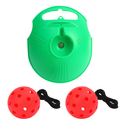 a Pickleball Pickball Trainer Training Base High Elastic Plastic Hole Ball Beginner Practice