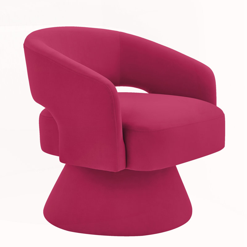 Fauteuil demi-tonneau Modern, Rose