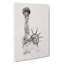 Statue Of Liberty In New York City Abstract - Wrapped Canvas-56642595