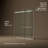 Levity Plus Less Sliding Bath Door, 61-9/16 In. H X 56-5/8 - 59-5/8 In. W, With 5/16 In.-Thick Crystal Clear Glass-71812614