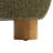 Organic Modern Boucle Upholstered Low-Profile Slipper Accent Chair with Solid Wood Legs-125186789