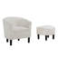 Fauteuil demi-tonneau avec repose-pieds Anges-637588482