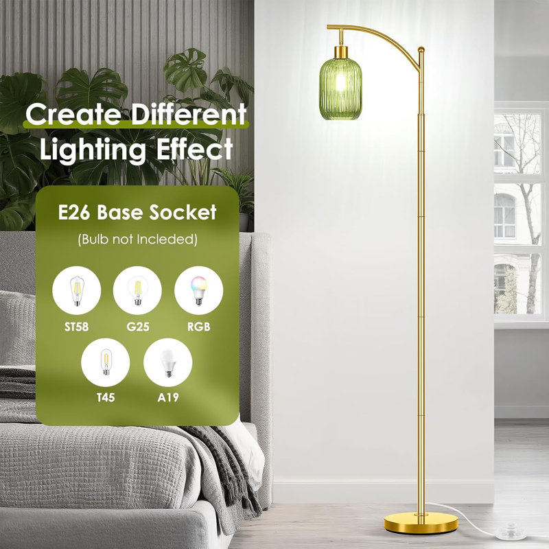 Modern Green Standing Lamp