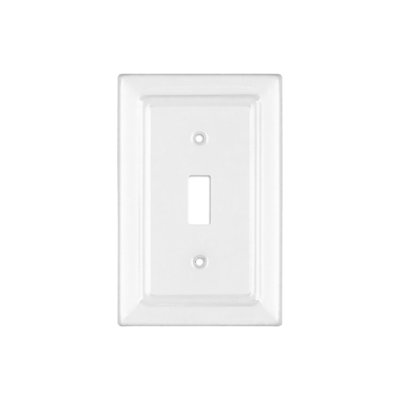 Architectural 1-Gang Toggle Light Switch Standard Wall Plate