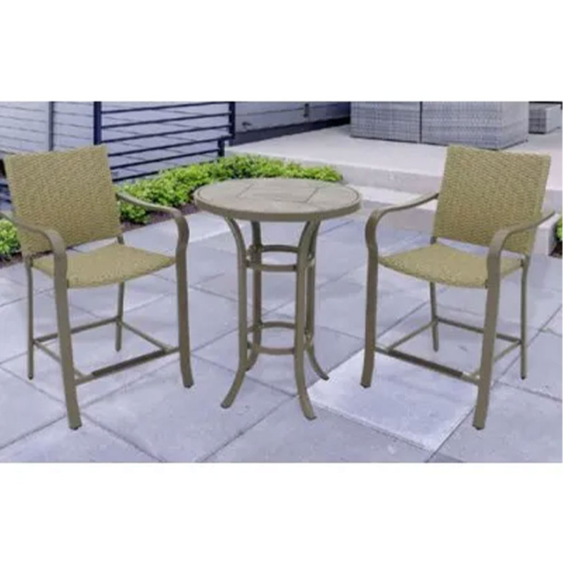 Brandonkyle 2 - Person Patio Dining Set with Round Table