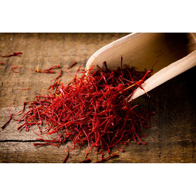 Saffron Threads by Orinoco-art - Wrapped Canvas Print, 30cm H x 46cm W x 3.8cm D