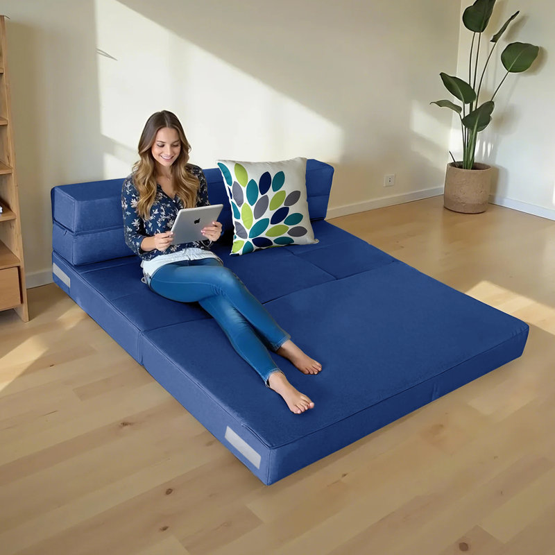 Canapé-lit Fold, Bleu très foncé