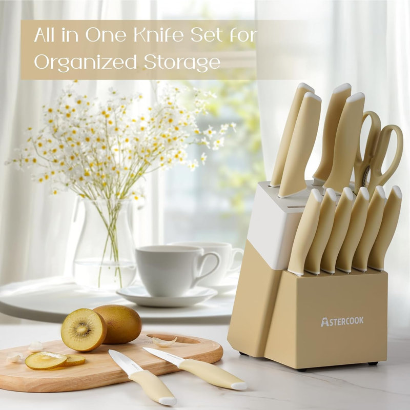 14 Pcs Kitchen Knife Set