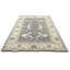 Tapis oriental gris Oushak Chobi Mute
