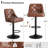 360-Degree Rotatable Faux Leather Bar Stool With Button Stitching-116094305-116094309