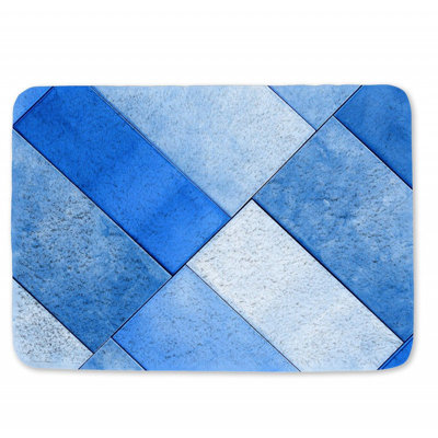 Tapis de bain abstrait Chrystiana