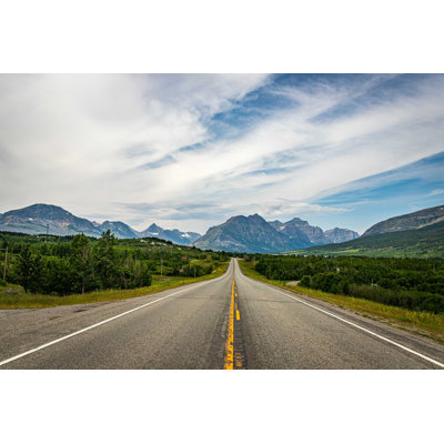 Us Highway 89 Babb Montana - Photographie sur toile tendue