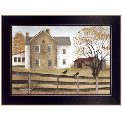 'Autumn Afternoon' Framed Acrylic Painting Print