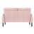 Corduroy fabric, comfortable monochrome double sofa, suitable for living rooms and bedrooms-271025353