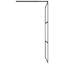 Riordan 1950mm H Framed Walk In Screen with Frosted Glass-1840557345
